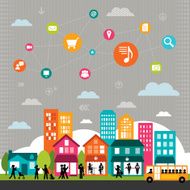 Connected Social Media Community N2