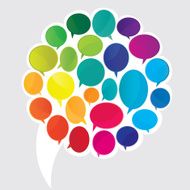 Communication Speech Bubble Vibrant Design
