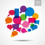 Colorful Speech Bubbles N14