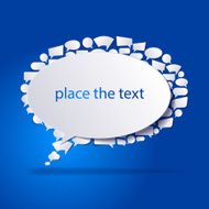 Speak bubbles stickers N3