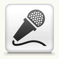 Square Button with Microphone N2