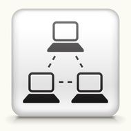 Square Button with Computer Web N2