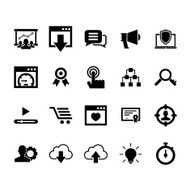 SEO icon set N26