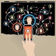 Social network vertical Smart phone