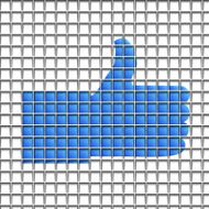 Thumb up like hand symbol