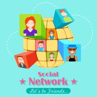 Social media concept N57