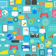 Seamless Social Media Pattern N2