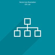 Vector network web icon N6