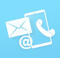 Contact Us Creative Fresh Illustration Design N9