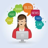 blogging or social networking