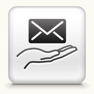 Square Button with Hand Holding Letter N2