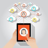 Social-Networking Tablet