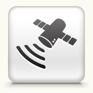 Square Button with Artificial Satellite