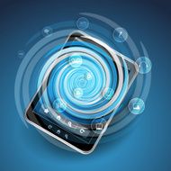 Cloud Computing With Tablet Concept