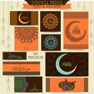 Social media post or header set for Eid Mubarak N4