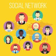 Social network concept N32