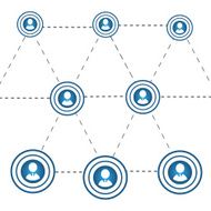 Social network design vector illustration N15