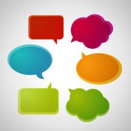 Colorful Speech Bubbles N15
