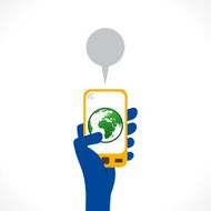 save earth icon concept