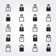 User and people icons