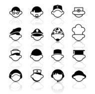 Occupation icon Set01 Black Series - Chil Icon