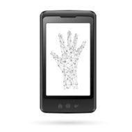 Smart phone with network hand