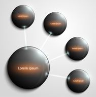 vector image of a pie chart