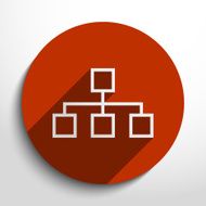 Vector network web icon N7