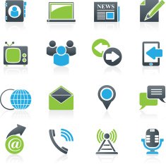 Media and communication icons N11