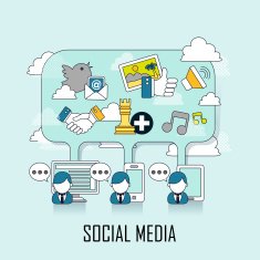 Social media concept N28