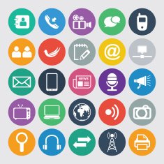 Communication and Media Icons N13