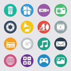 Communication and Media Icons N15