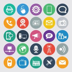 Communication and Media Icons N17