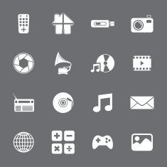 Communication and Media Icons N36