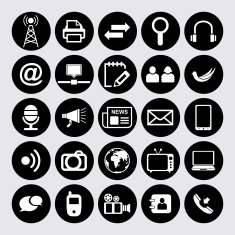 Communication and Media Icons N39