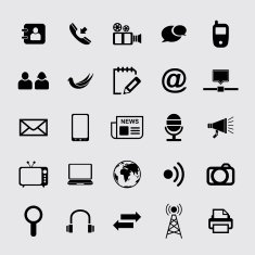 Communication and Media Icons N42