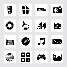 Communication and Media Icons N56
