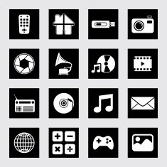 Communication and Media Icons N70