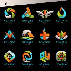 Logo template and globe vector web Icon N2