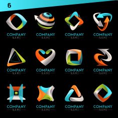 Logo template and globe vector web Icon N4