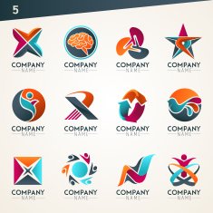Logo template and globe vector web Icon N5