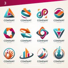 Logo template and globe vector web Icon N7
