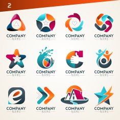 Logo template and globe vector web Icon N8