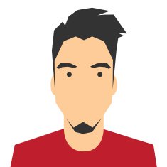 Male Profile picture front view