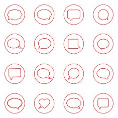 Speech bubbles icon N2