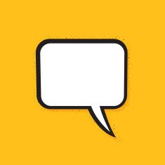 Comic bubbles with halftone shadows