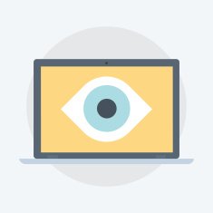 Search Engine Optimization flat style colorful vector icon N2