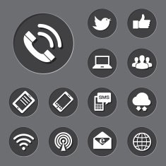 Business icons set N94