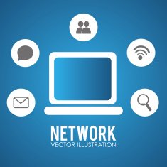 Social network design vector illustration N5