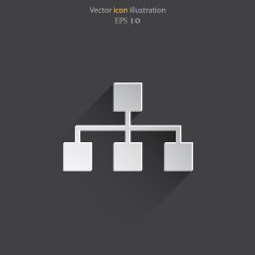 Vector network web icon N3